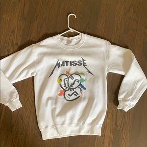 matisse/metallica sweatshirt